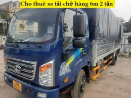 Cho thuê xe tải chở hàng 6m 2 tấn