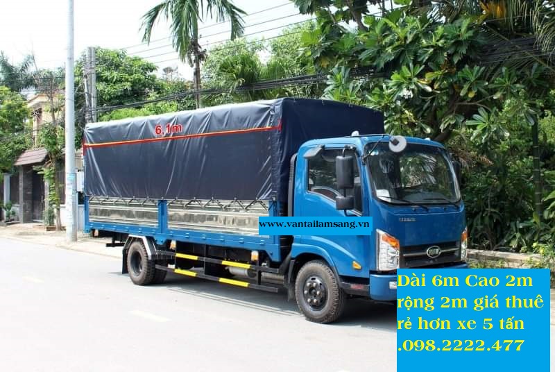 Cho thuê xe tải chở hàng 6m 2 tấn