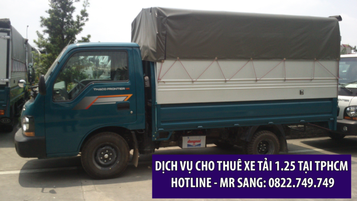 Dịch vụ cho thuê xe tải 1.25 tấn giá rẻ - uy tín tại tphcm