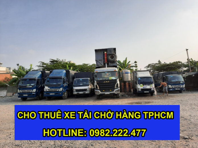Dịch vụ cho thuê xe tải chở hàng tphcm