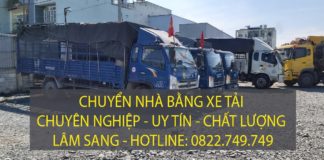 Chuyển nhà bằng xe tải giá rẻ hàng đầu TPHCM hiện nay