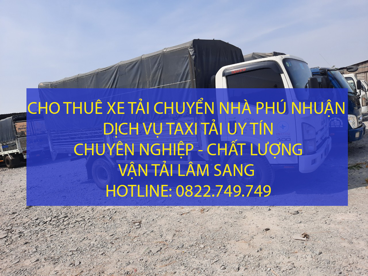 Dịch vụ cho thuê xe tải chuyển nhà Phú Nhuận – Uy tín và chuyên nghiệp