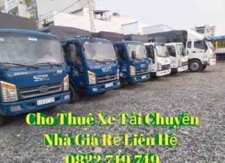 Dịch vụ vận chuyển hàng hoá và cho thuê xe tải chở hàng giá rẻ tại TPHCM