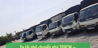 Xe tải nhỏ chuyển nhà TPHCM –  văn phòng – kho xưởng [ GIÁ RẺ ]