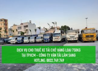 Dịch vụ cho thuê xe tải 750kg tại TPHCM – Vận tải & Chuyển Dọn Nhà 247