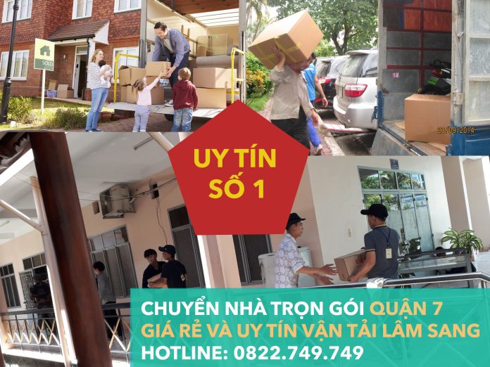 Chuyển nhà, văn phòng giá rẻ uy tín và giá rẻ tại Quận 7 - Chuyên nghiệp