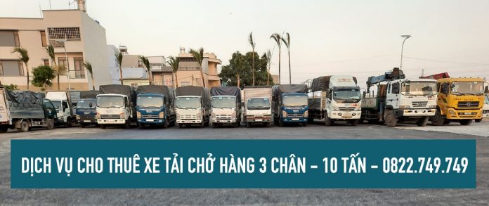 Xe tải chở hàng 3 chân ( 10 tấn cho thuê ) tại TPHCM – Vận tải & Chuyển Dọn Nhà 247