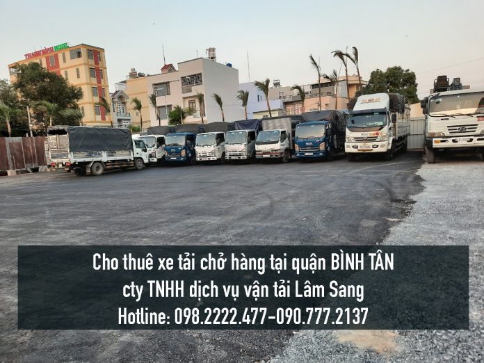 Xe tải chở hàng tại Quận Bình Tân – Vận chuyển hàng hoá