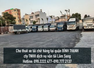 Xe tải chở hàng tại Quận Bình Thạnh – Vận chuyển hàng hoá