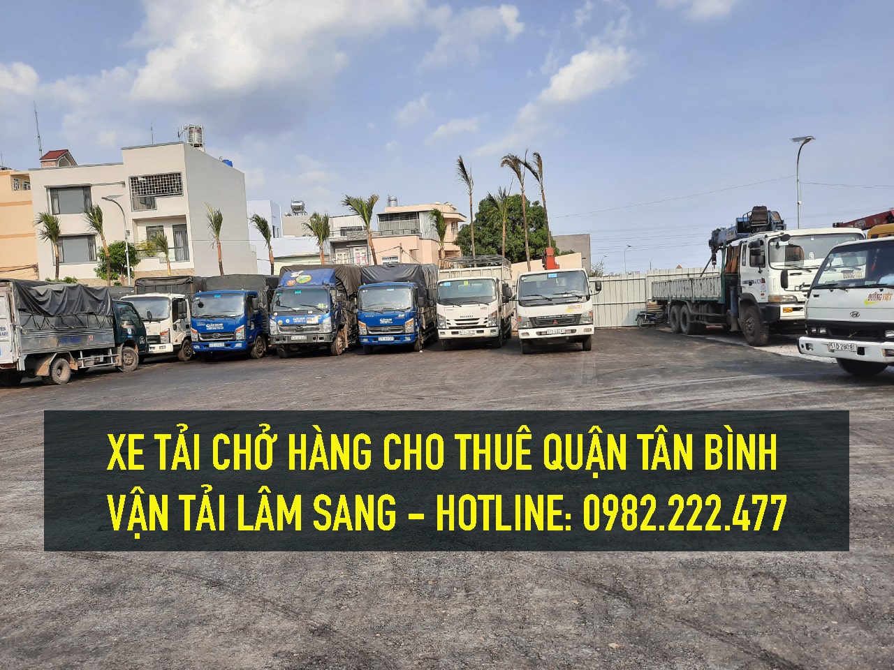 Xe tải chở hàng tại Quận Tân Bình – vận chuyển hàng hoá