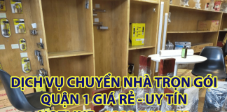 Dịch Vụ Chuyển Nhà Trọn Gói Quận 1