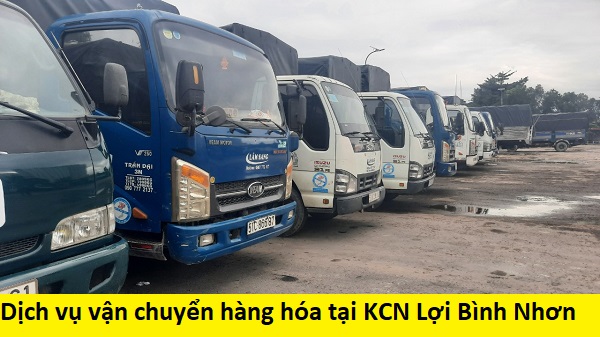 Dịch vụ vận chuyển hàng hóa tại KCN Lợi Bình Nhơn