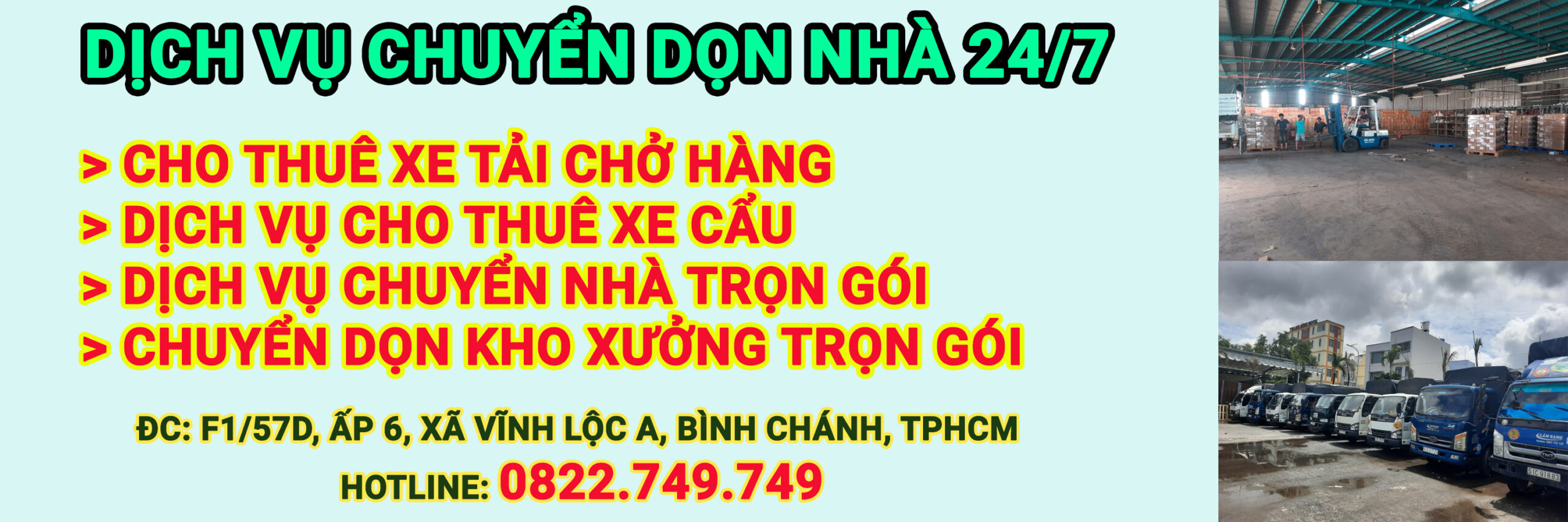 Dịch Vụ Xe Tải Chuyển Nhà Từ TPHCM Đi Quảng Nam