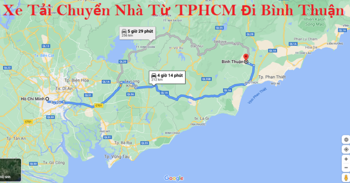 Xe Tải Chuyển Nhà Từ TPHCM Đi Bình Thuận