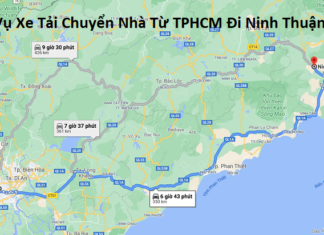 Dịch Vụ Xe Tải Chuyển Nhà Từ TPHCM Đi Ninh Thuận