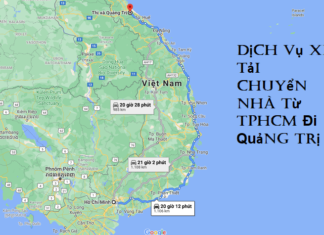 Dịch Vụ Xe Tải Chuyển Nhà Từ TPHCM Đi Quảng Trịv