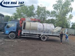 Thuê xe cẩu chở hàng
