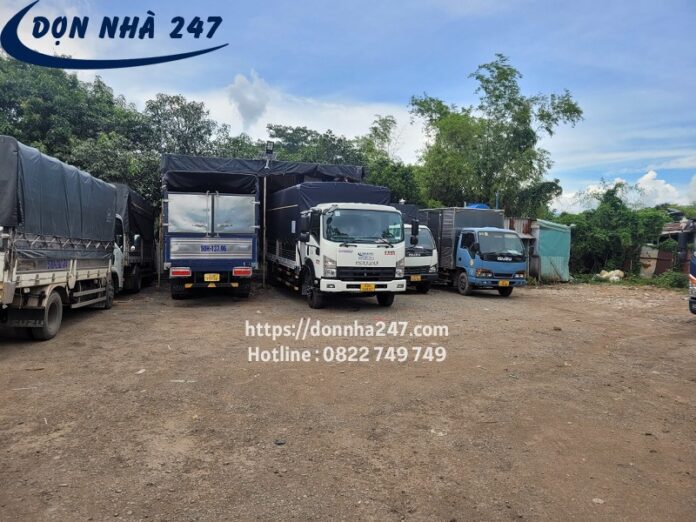 Xe Tải Chở Hàng Tại Khu công nghiệp DNN – Tân Phú