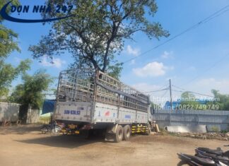 Xe Tải Chở Hàng Tại Khu công nghiệp Nam Thuận - Đại Lộc