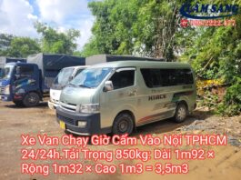 Cho Thuê Xe Bán Tải 850kg Chạy Giờ Cấm